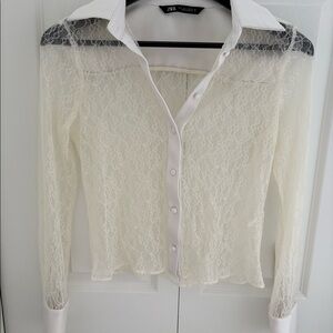 Zara lace blouse